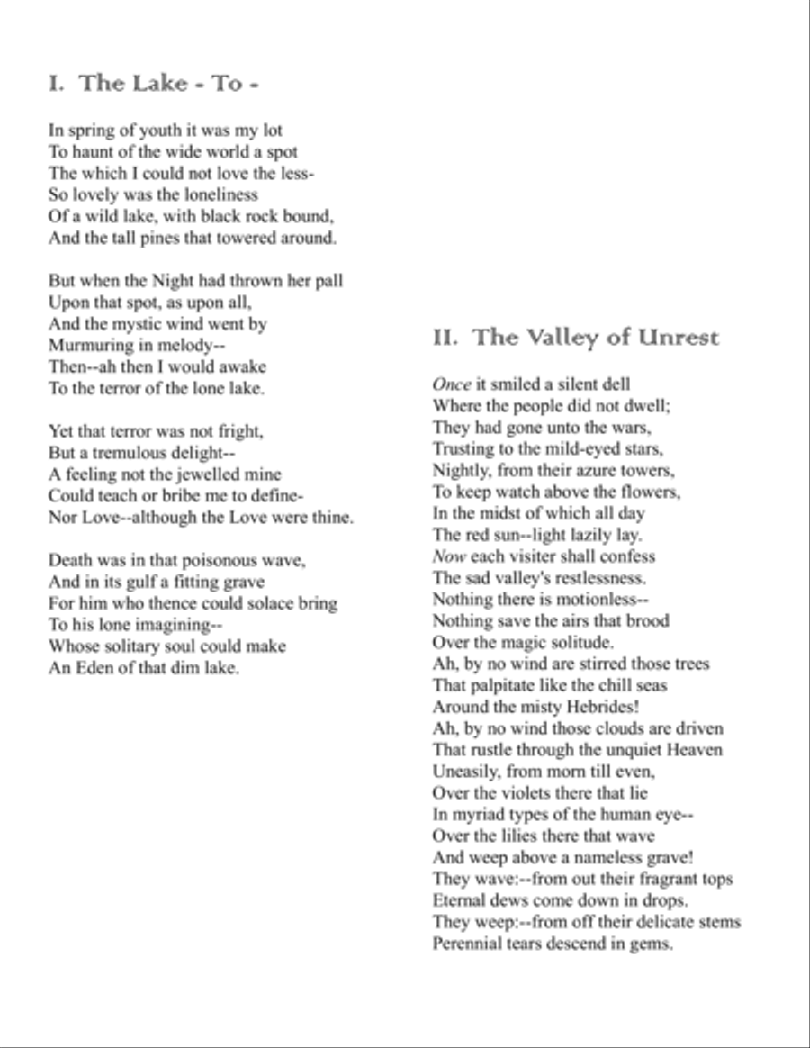 Views from the Plutonian Shore Voice scores gallery preview page 4