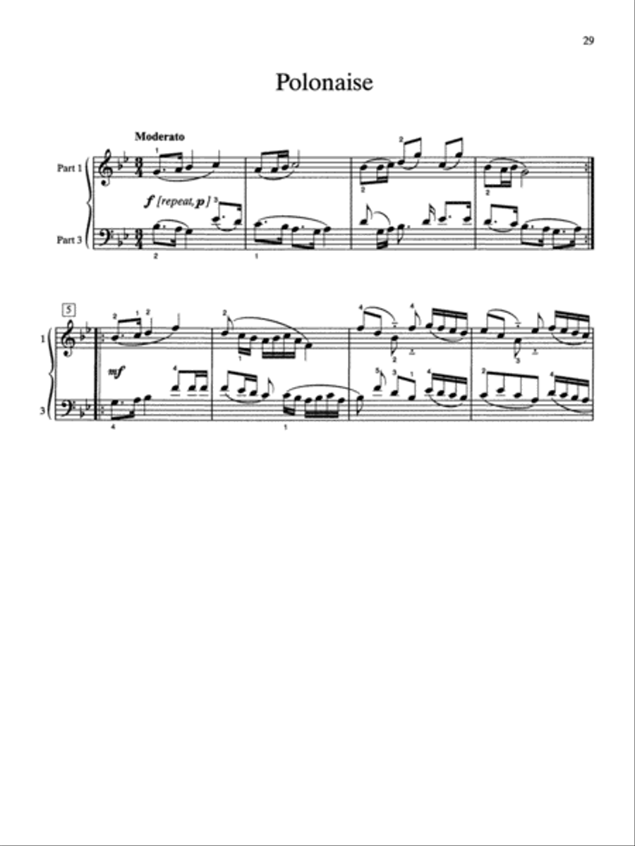 Bach for Piano Ensemble Bach for Piano Ensemble Small Ensemble scores gallery preview page 12