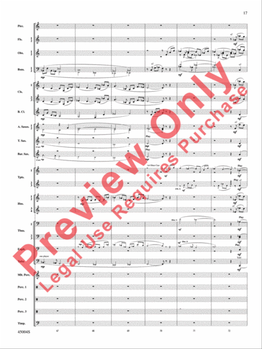 Red Rock Mountain Concert Band scores gallery preview page 18