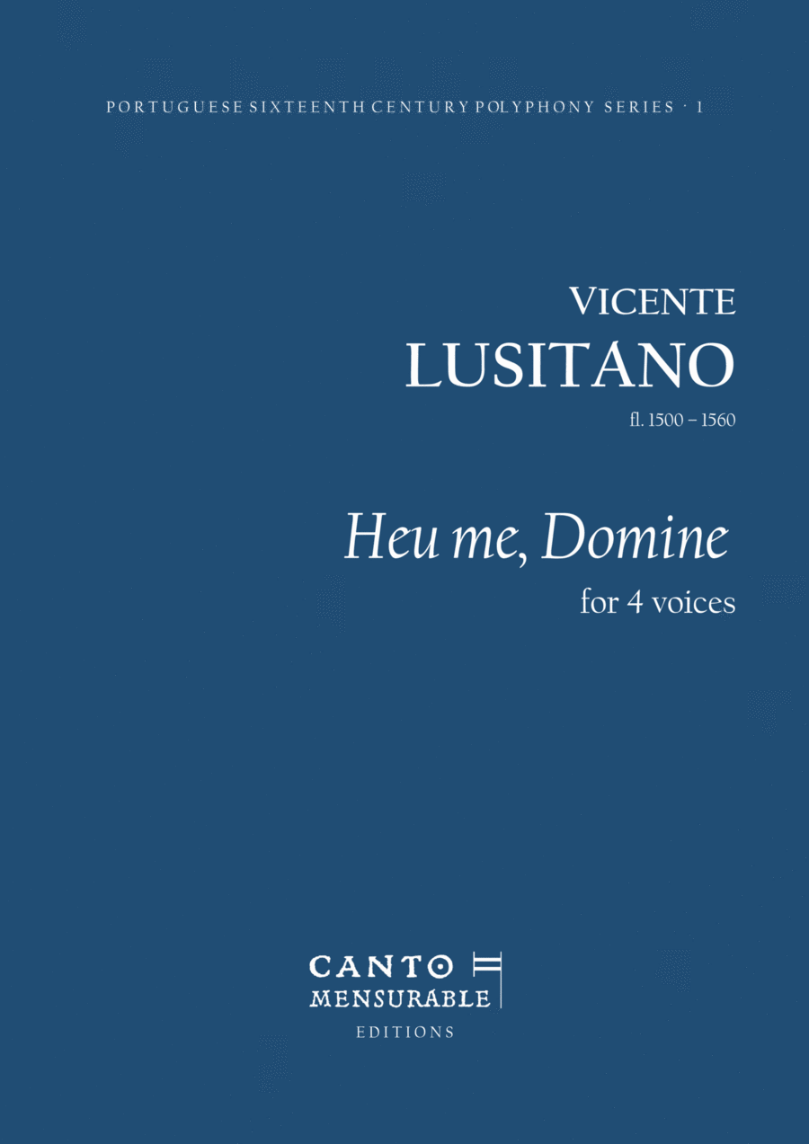 Heu me, Domine 4-Part scores gallery preview page 1
