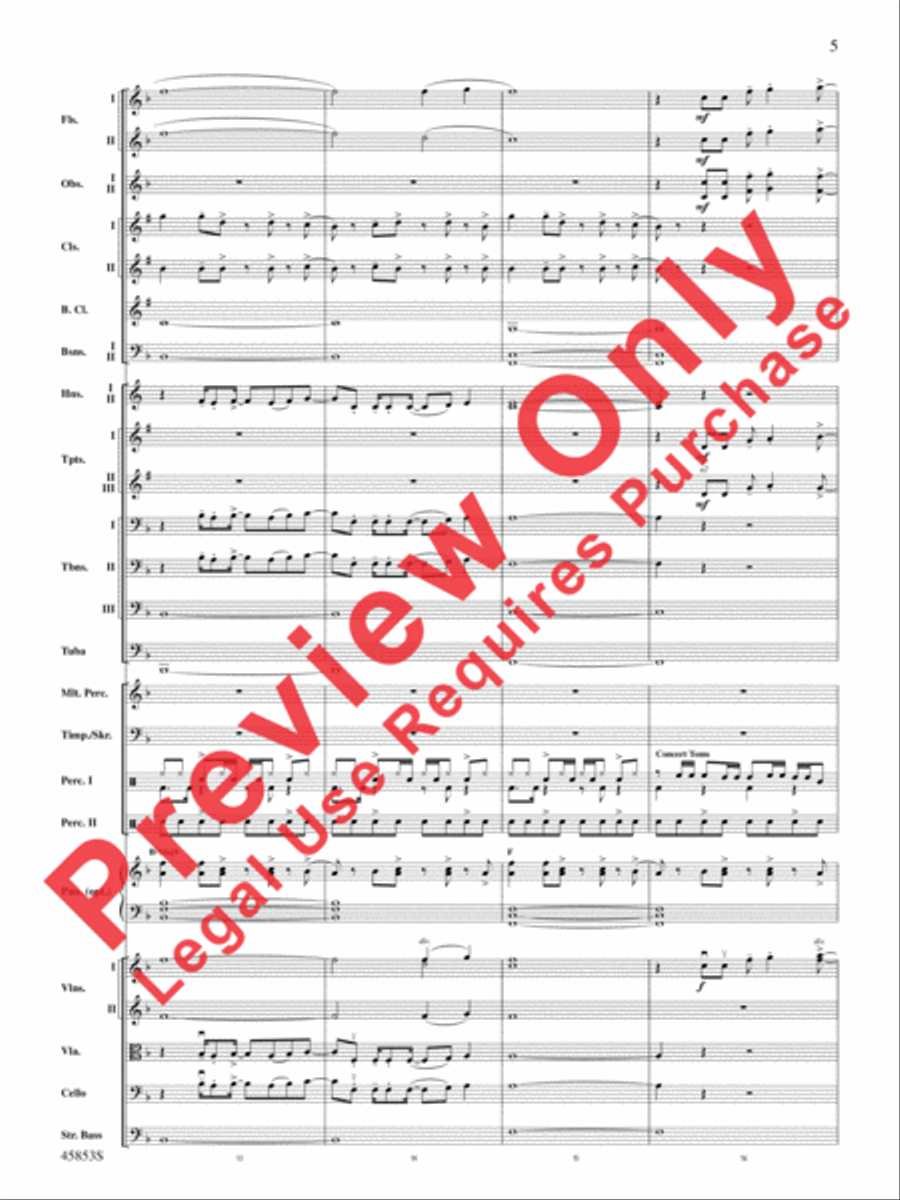 The Best of Bruno Mars Full Orchestra scores gallery preview page 5