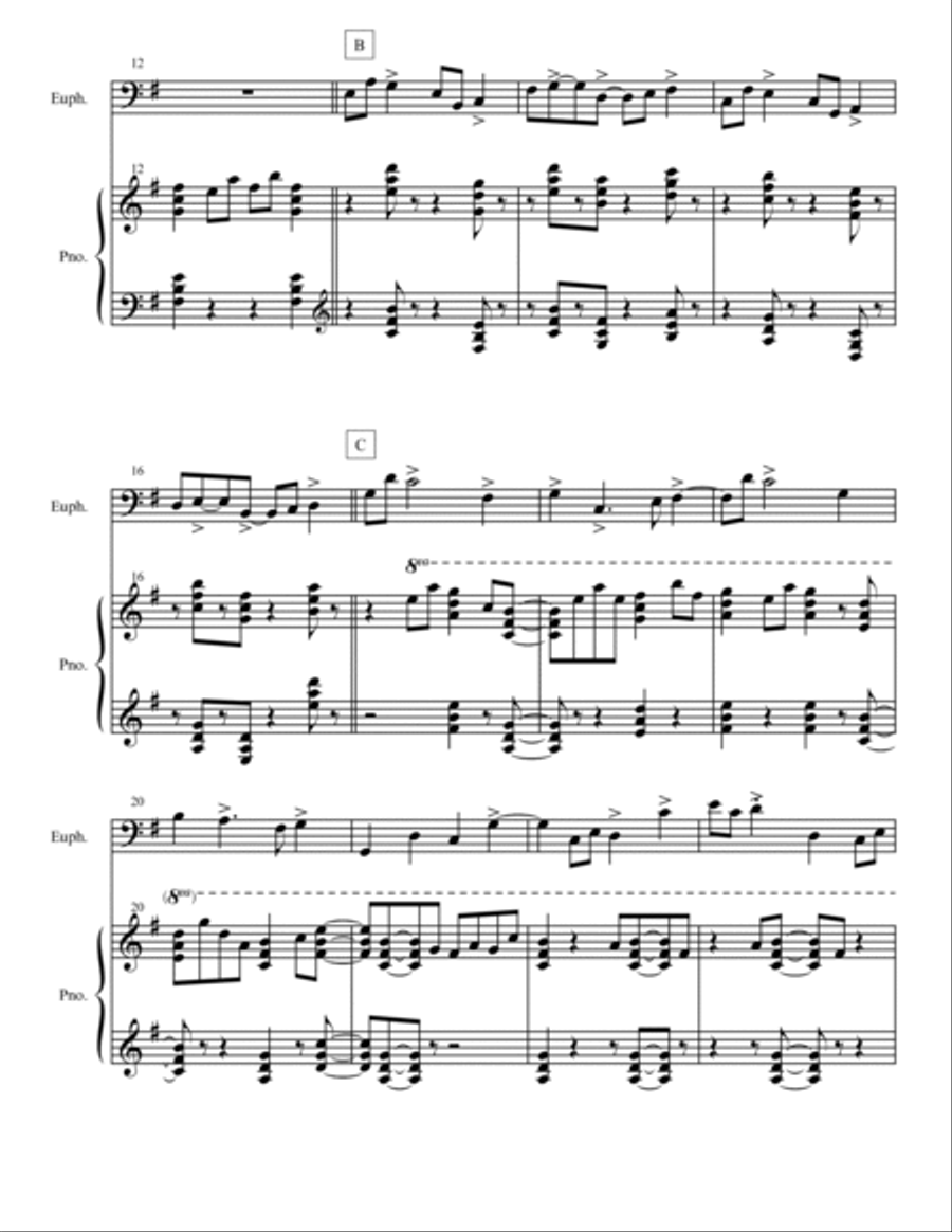 Sonatina for Euphonium Sonatina for Euphonium Euphonium scores gallery preview page 2