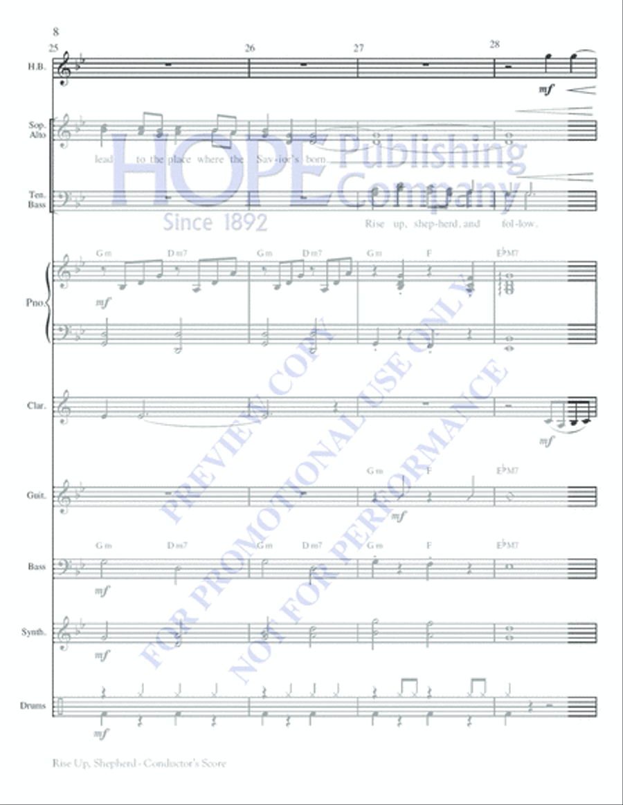 Rise Up, Shepherd Rise Up, Shepherd Choir scores gallery preview page 8