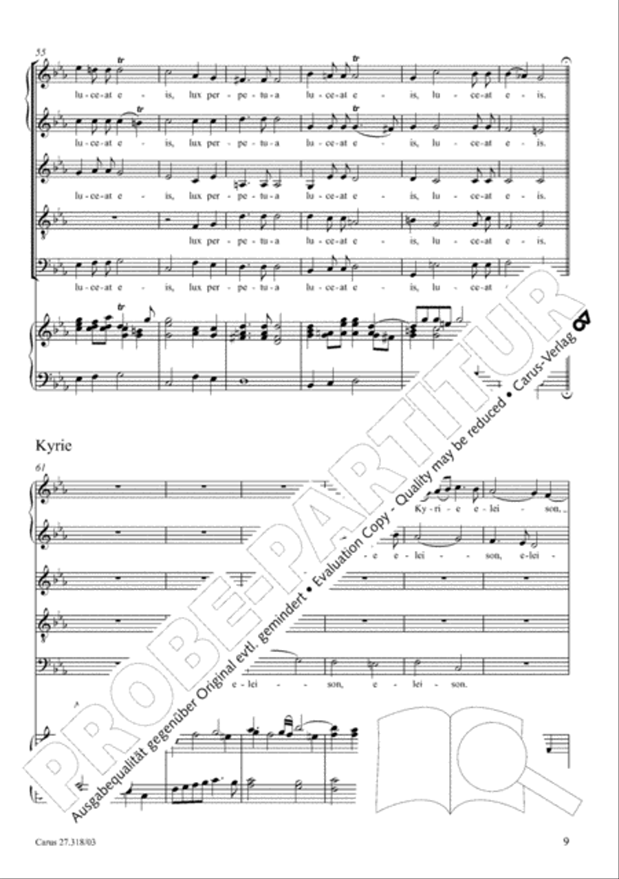 Requiem in F minor SSATB scores gallery preview page 10