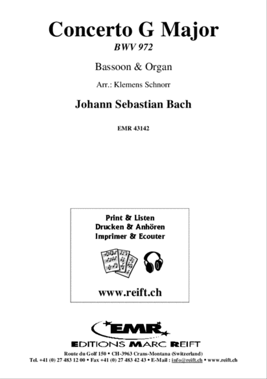 Concerto G Major Concerto G Major Bassoon scores gallery preview page 2