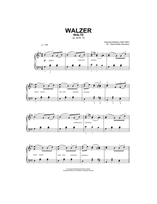 Waltz Op. 39, No. 15
