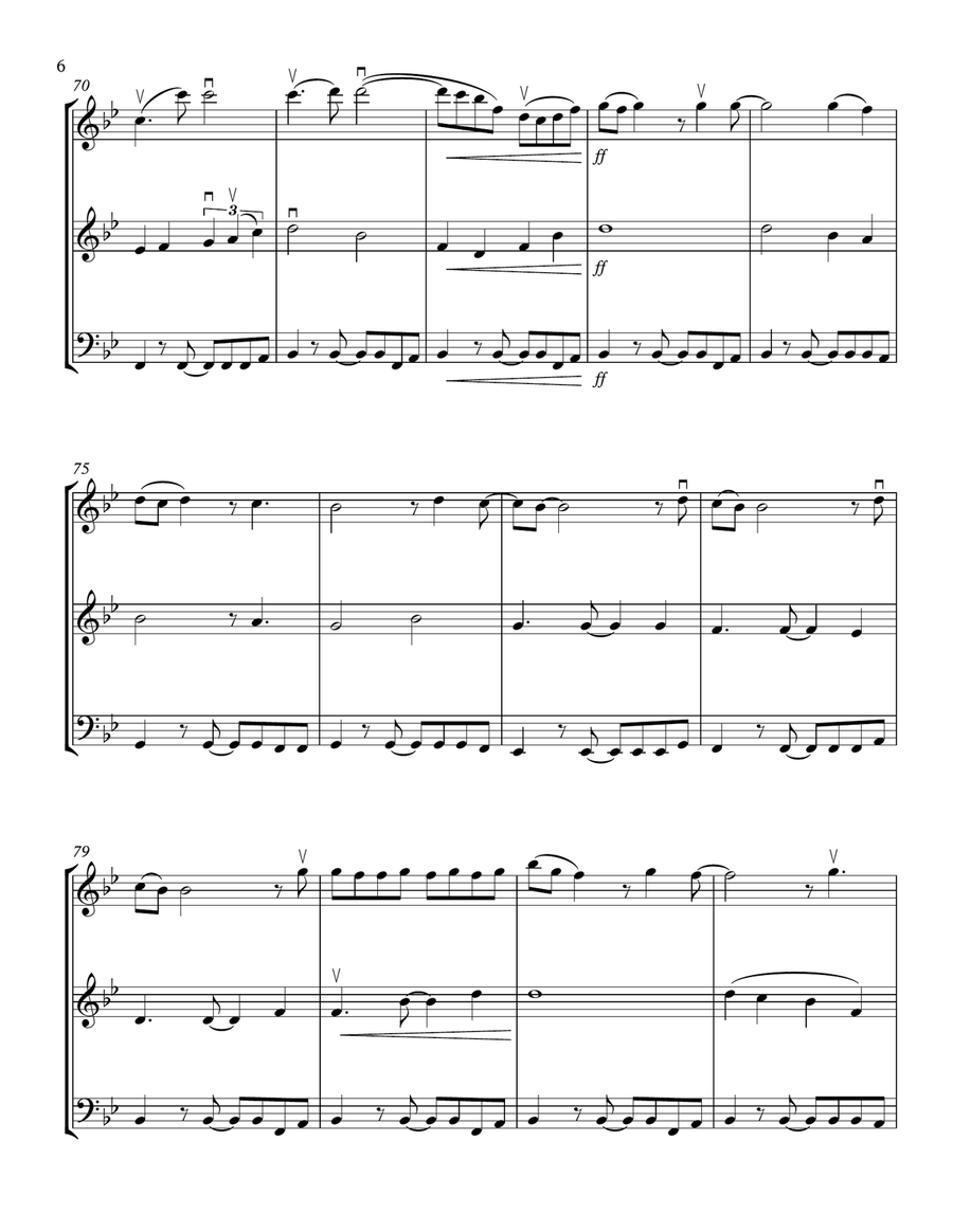Stand By Me String Trio scores gallery preview page 6
