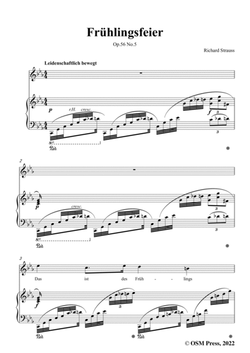 Richard Strauss-Frühlingsfeier,in c minor image number null