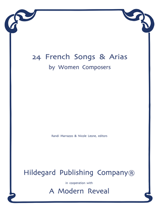 Book cover for 24 French Songs and Arias by Women Composers