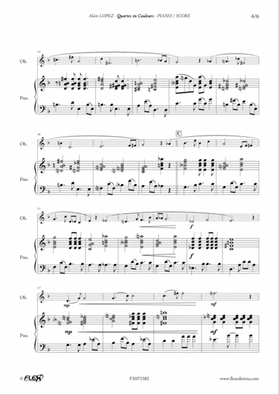 Quartes en Couleurs Piano scores gallery preview page 4