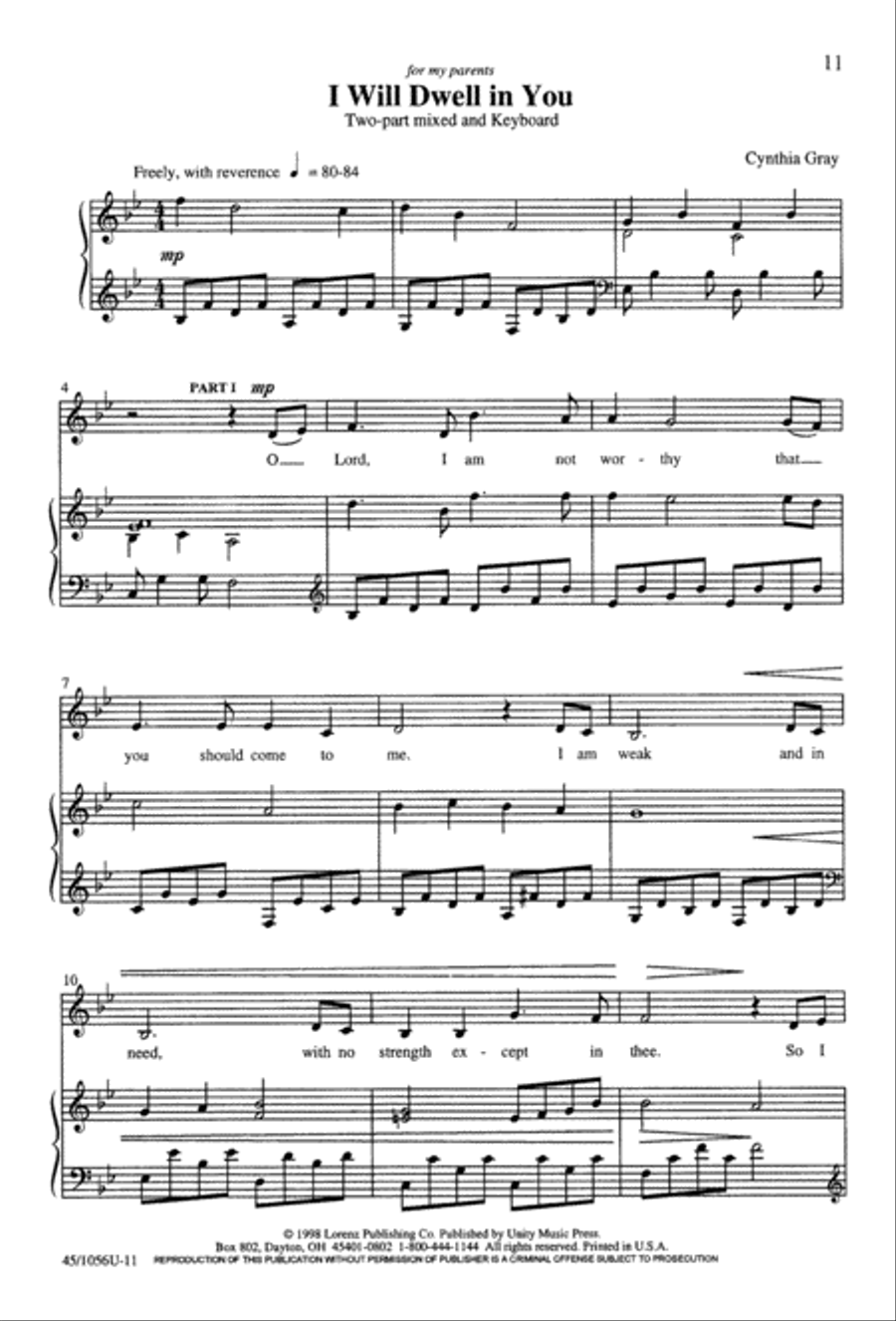 At the Lord's Table 4-Part scores gallery preview page 13