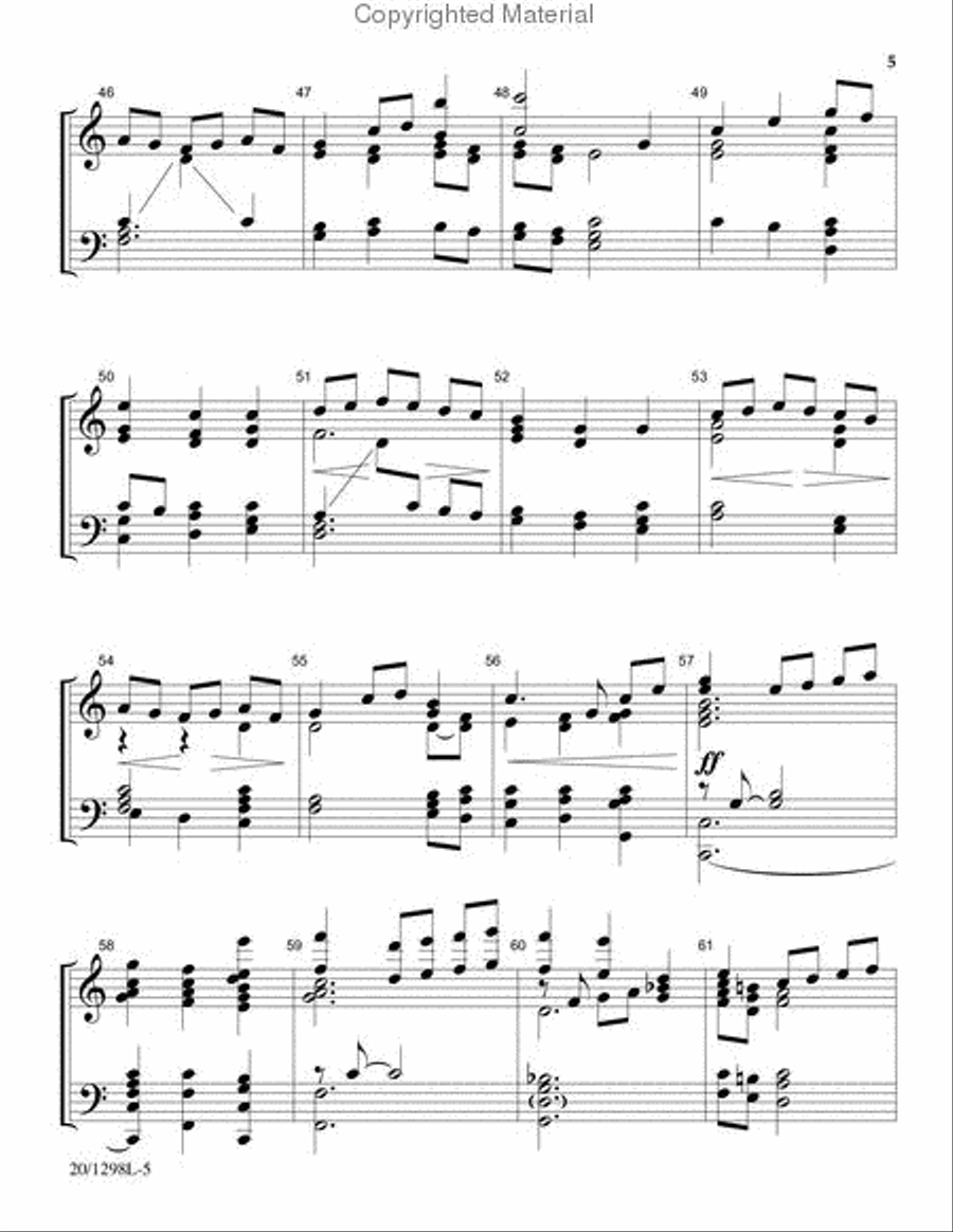 Let All Things Now Living 5-Octaves scores gallery preview page 5