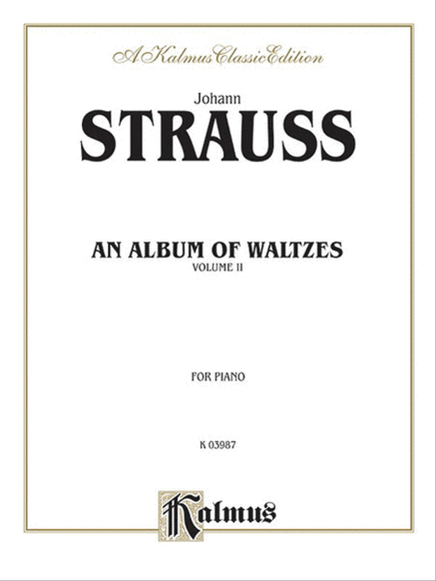Waltzes, Volume 2 Piano Solo scores gallery preview page 1