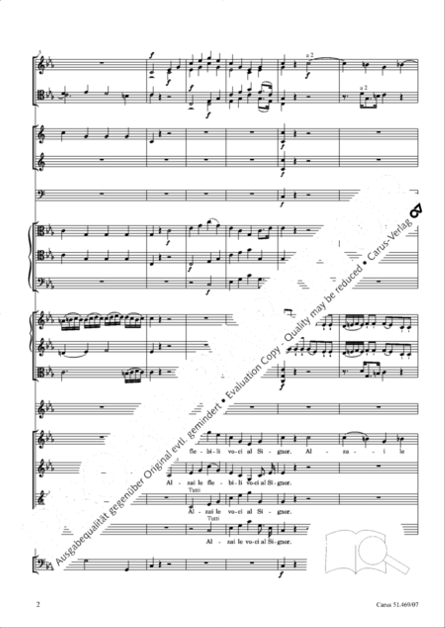 Davide penitente 4-Part scores gallery preview page 15