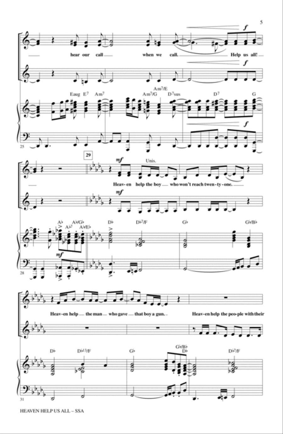 Heaven Help Us All SSA scores gallery preview page 4