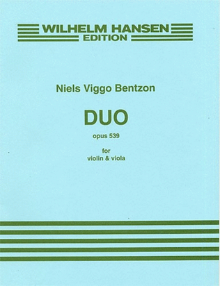 Duo For Violin And Viola Op.539