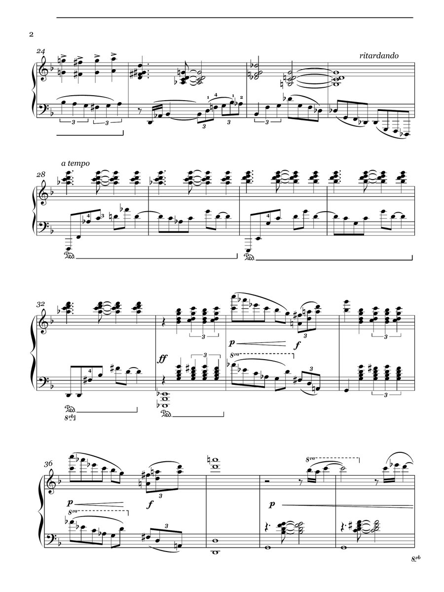 Fantasy Tango Fantasy Tango Piano Solo scores gallery preview page 5