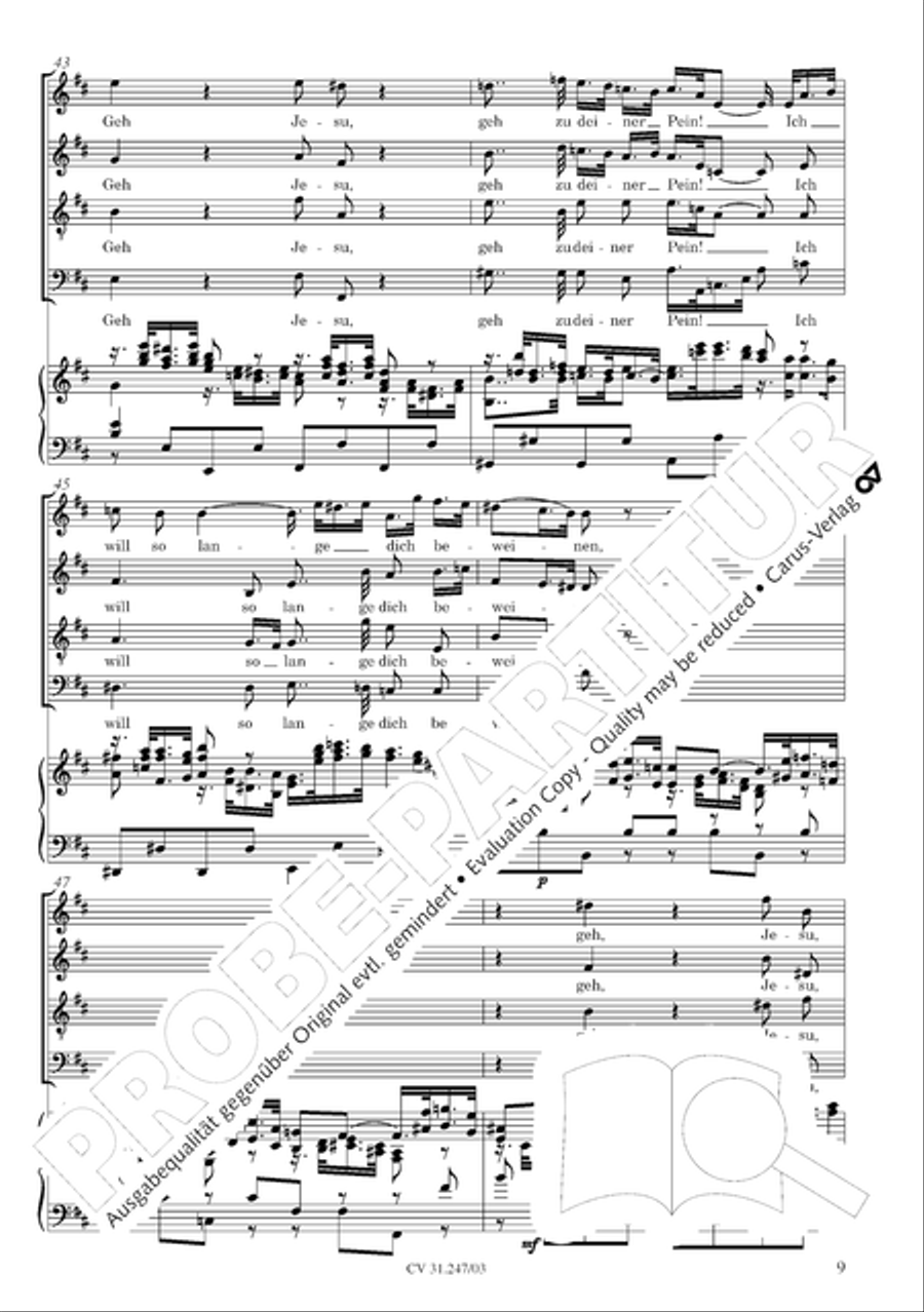 St. Mark Passion (Markus-Passion) 4-Part scores gallery preview page 10