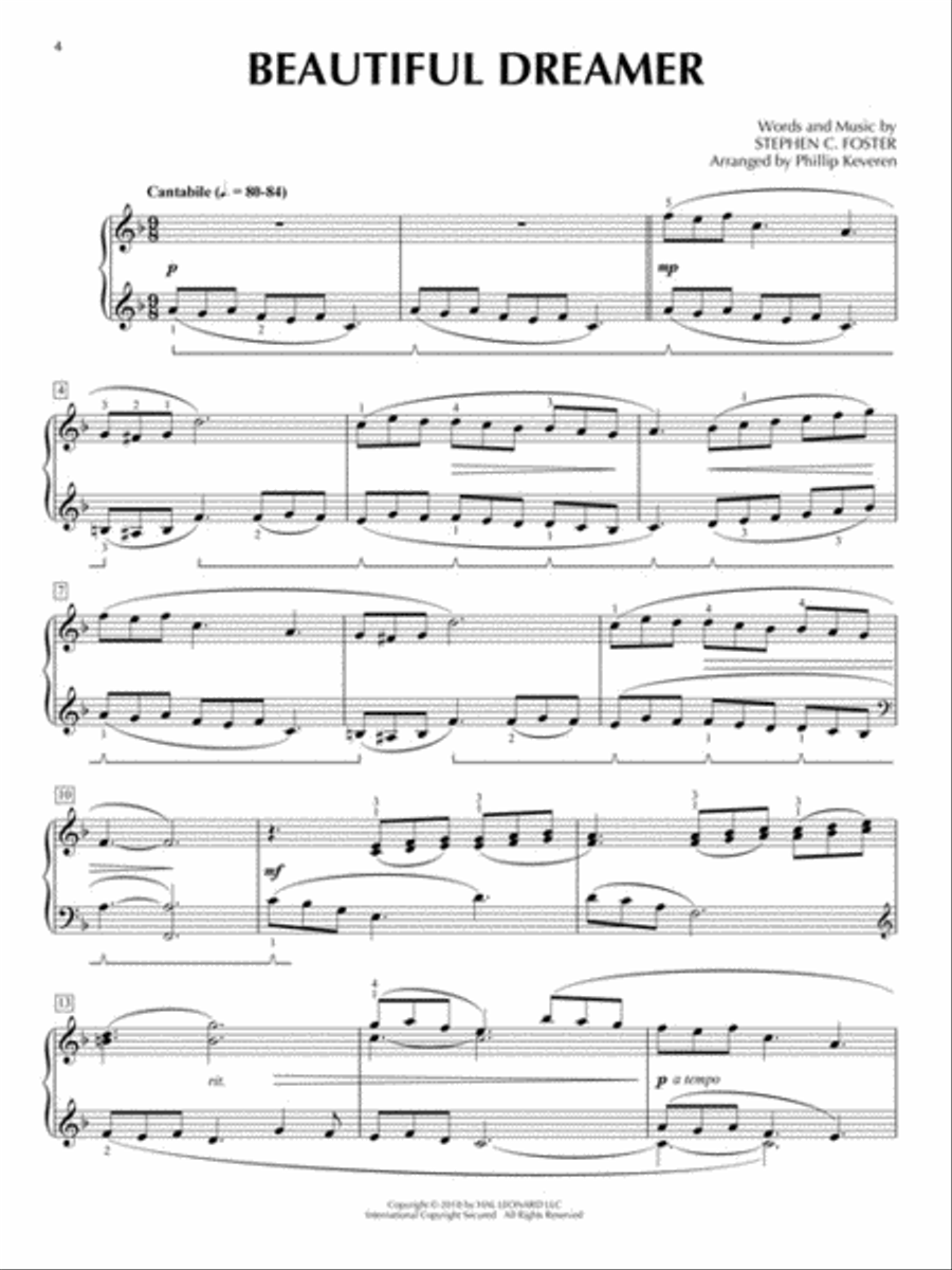 Folksongs with a Classical Flair Piano Solo scores gallery preview page 3