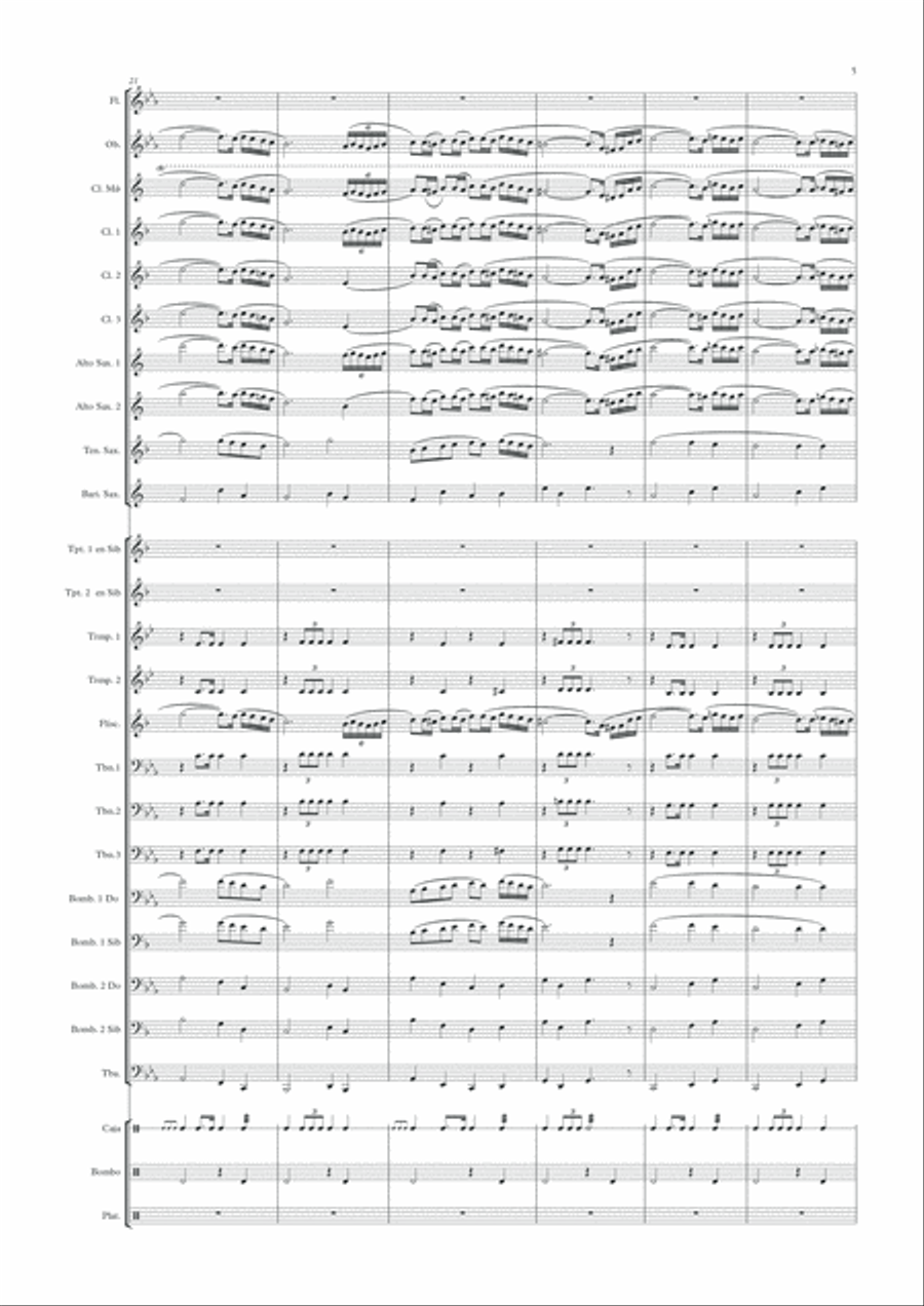L Aniversario Concert Band scores gallery preview page 5