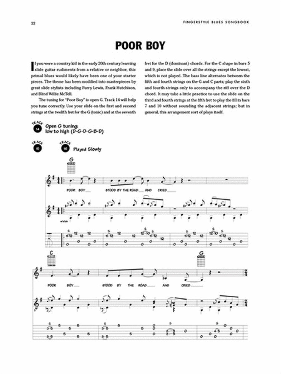Fingerstyle Blues Songbook Electric Guitar scores gallery preview page 4