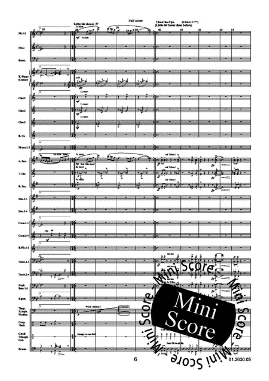 Latin Impressions Concert Band scores gallery preview page 12