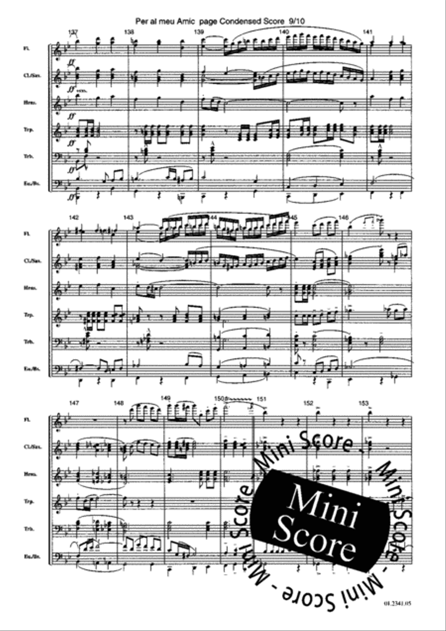 For My Friend Concert Band scores gallery preview page 33