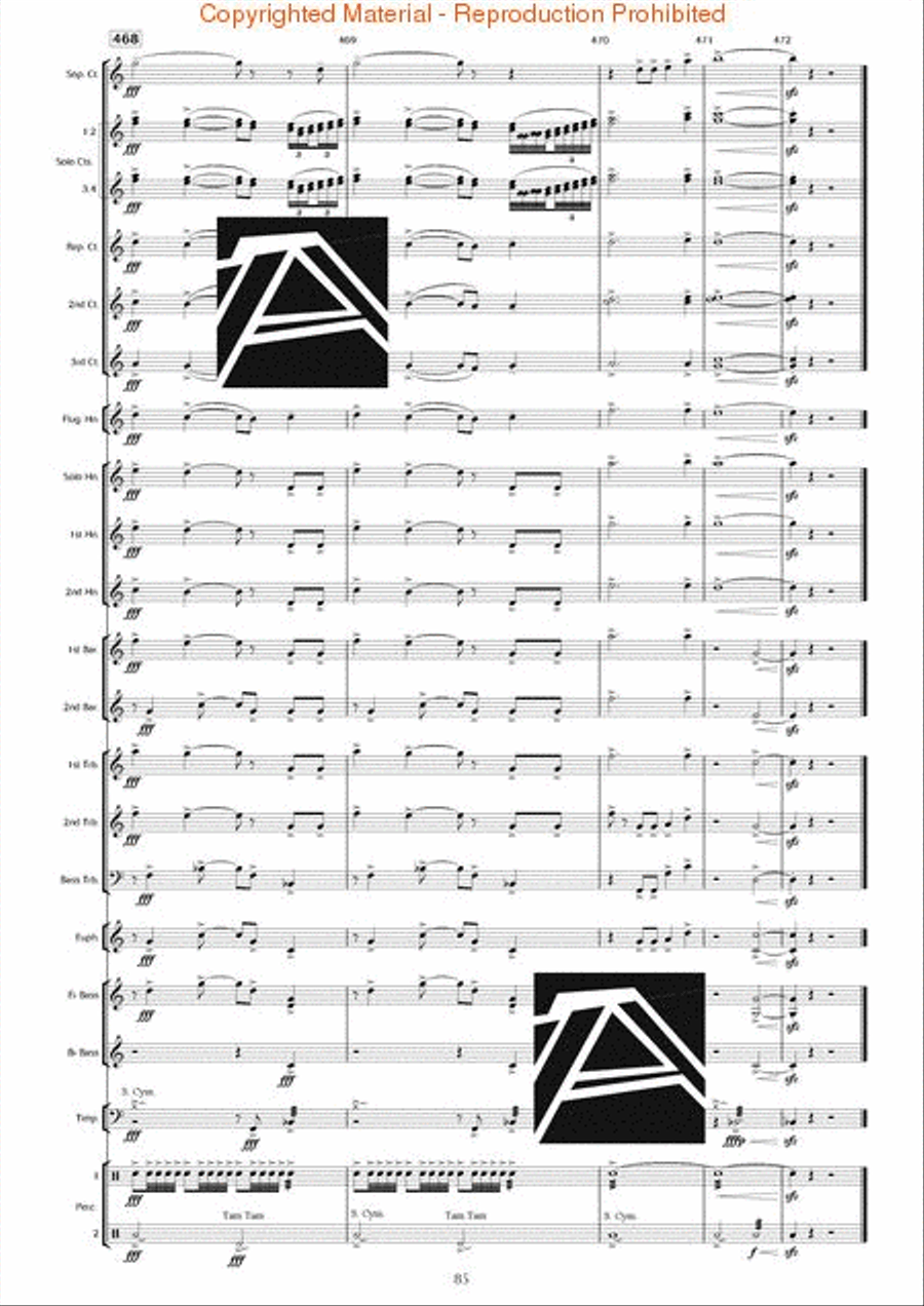 Surround Sound Brass Band scores gallery preview page 86