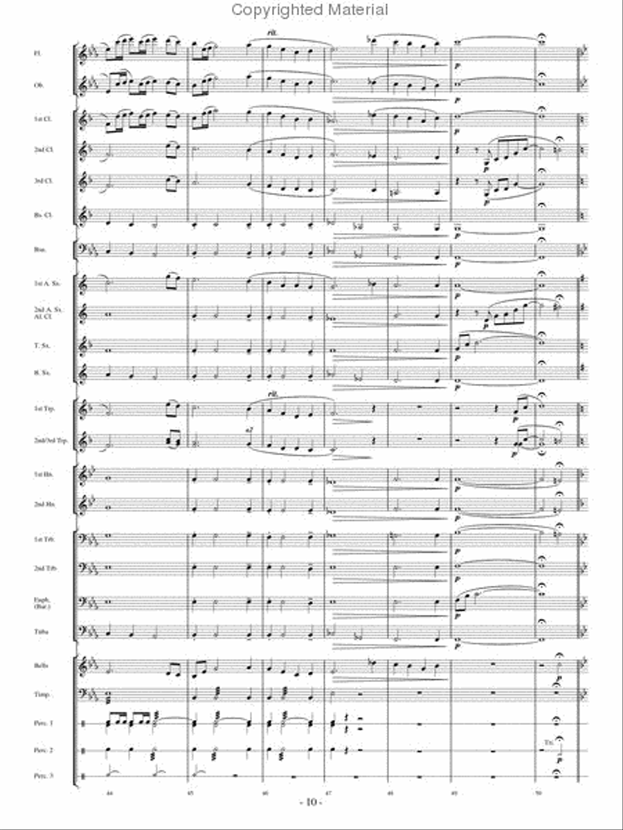 Spirit of the Pioneers Spirit of the Pioneers Concert Band scores gallery preview page 9