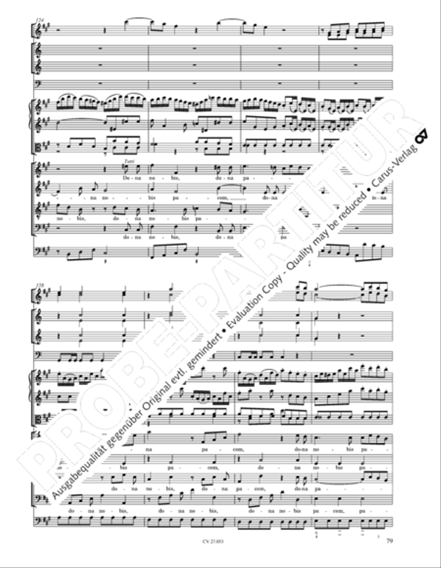 Creation Mass in A-major after Joseph Haydn (Schopfungsmesse in A nach Joseph Haydn) 4-Part scores gallery preview page 80