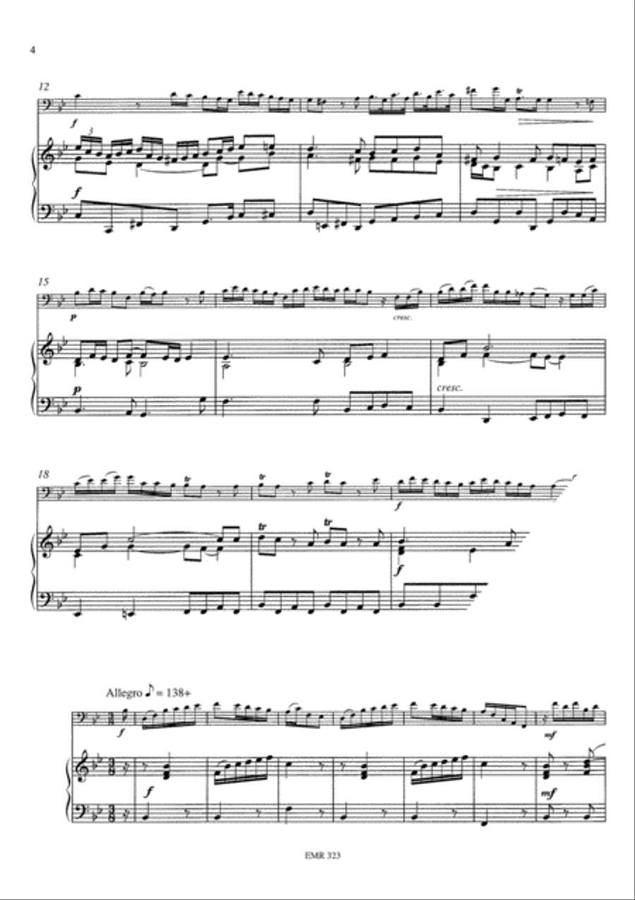 Sonata No. 1 Tuba scores gallery preview page 4