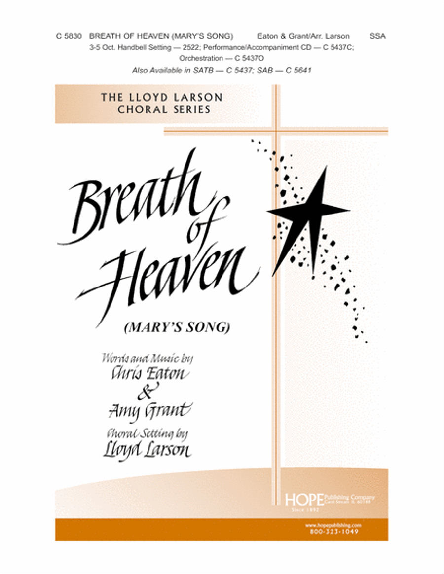 Breath of Heaven (Mary's Song) Breath of Heaven (Mary's Song) Women's Choir scores gallery preview page 2