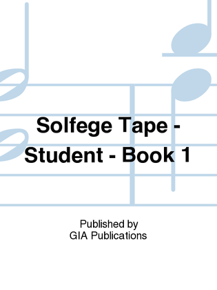 Book cover for Solfege Tape - Student - Book 1