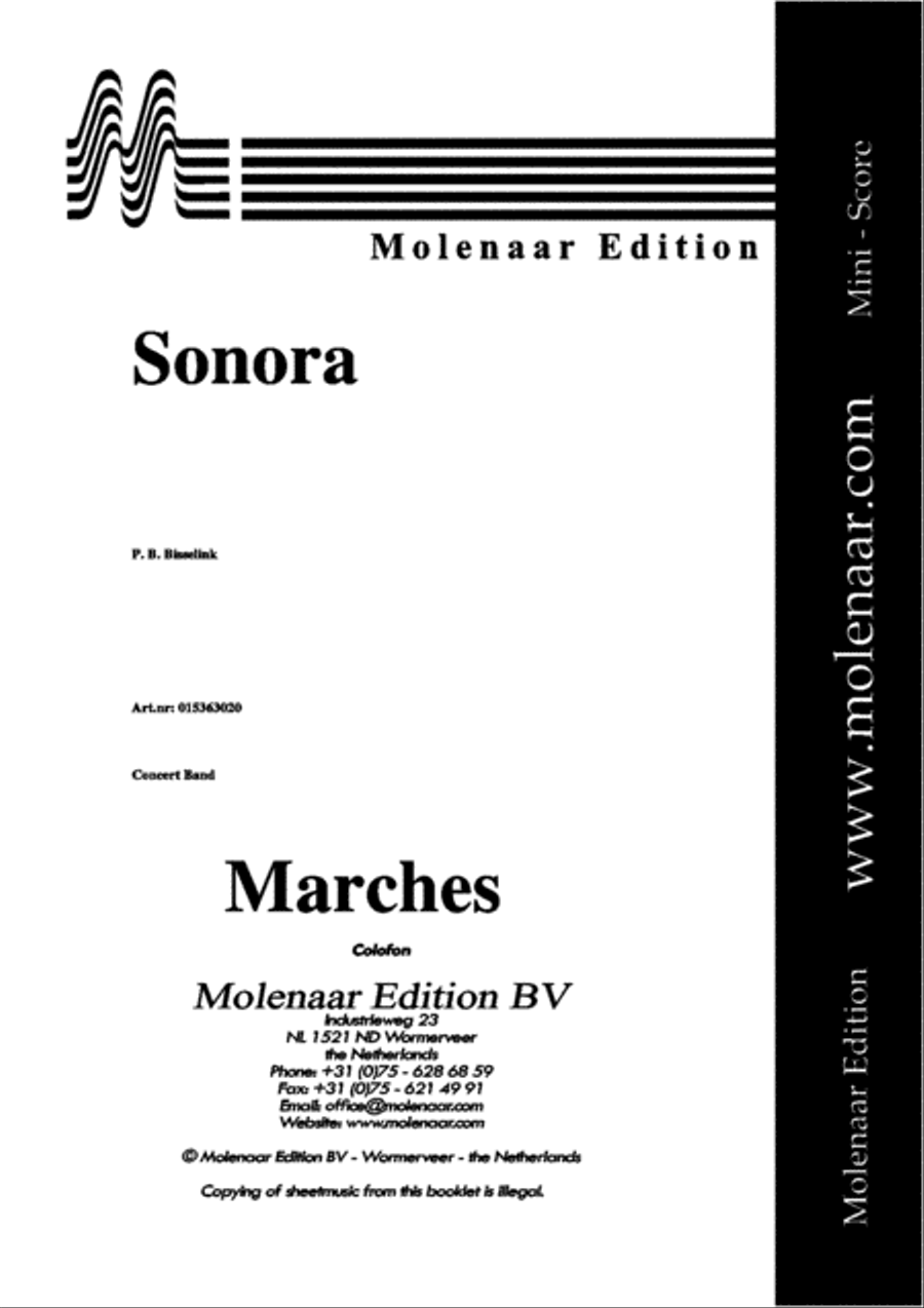Sonora Sonora Concert Band scores gallery preview page 2