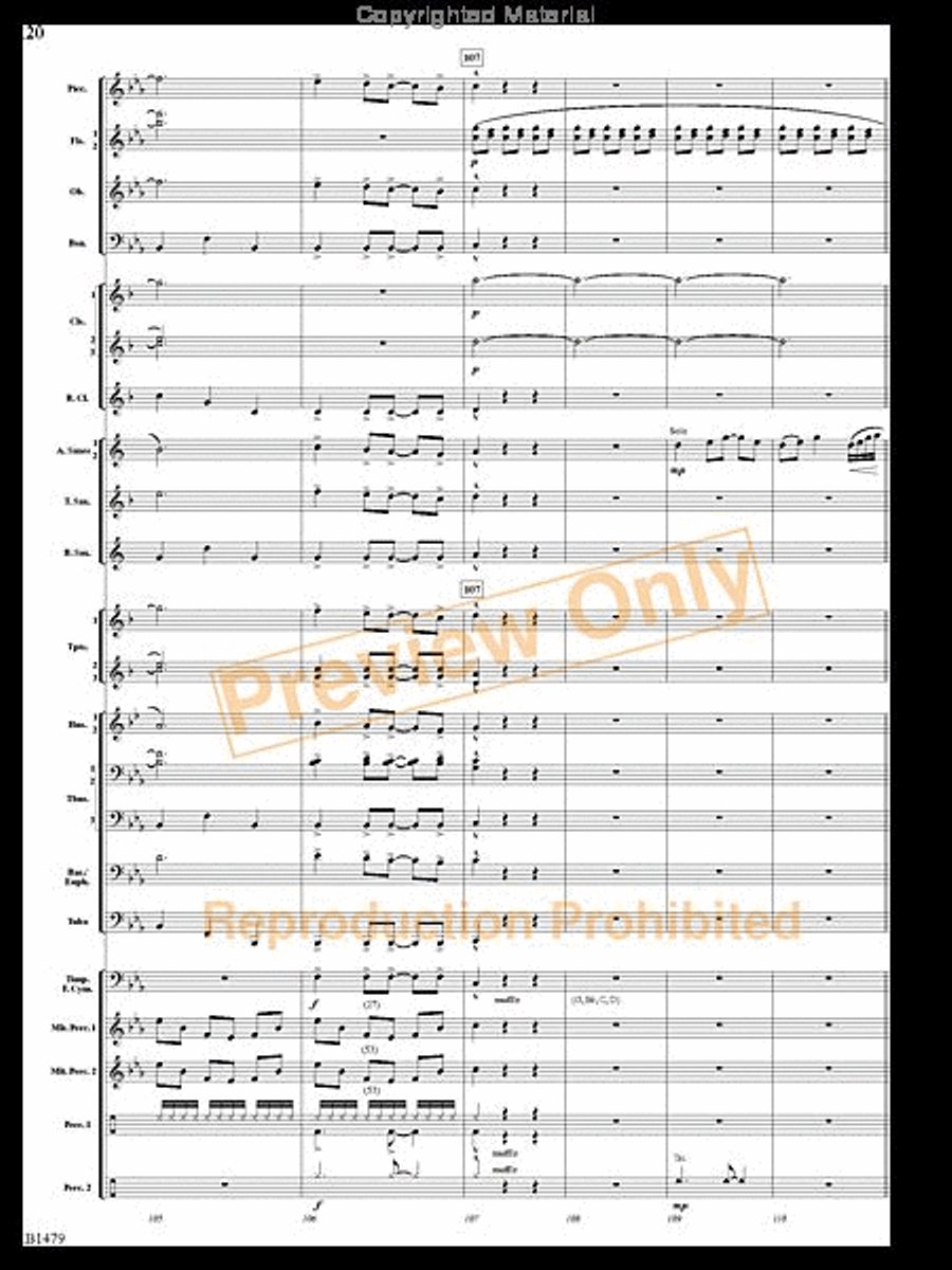 Gravity Wave Gravity Wave Concert Band scores gallery preview page 19