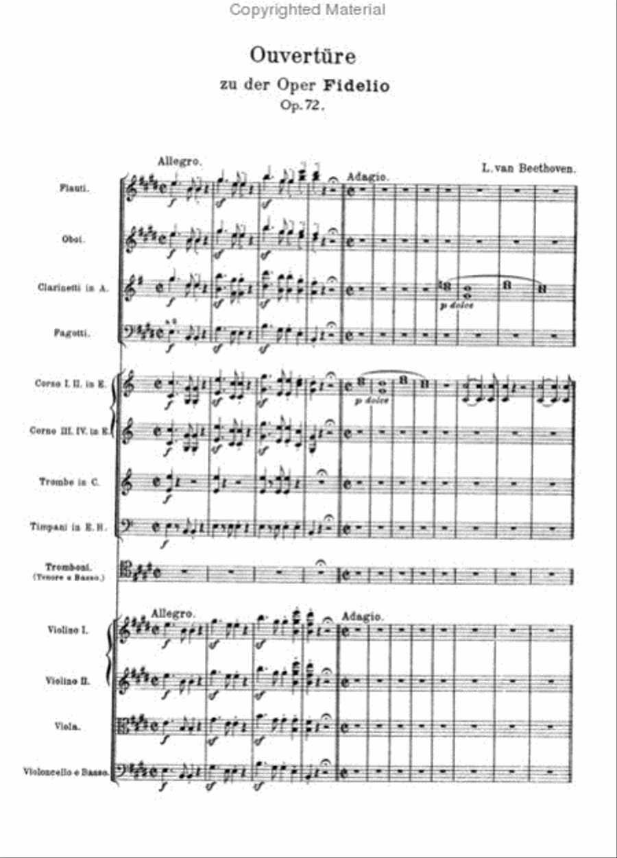 Fidelio in Full Score Voice scores gallery preview page 2