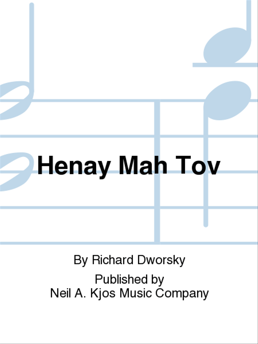Henay Mah Tov 4-Part scores gallery preview page 1
