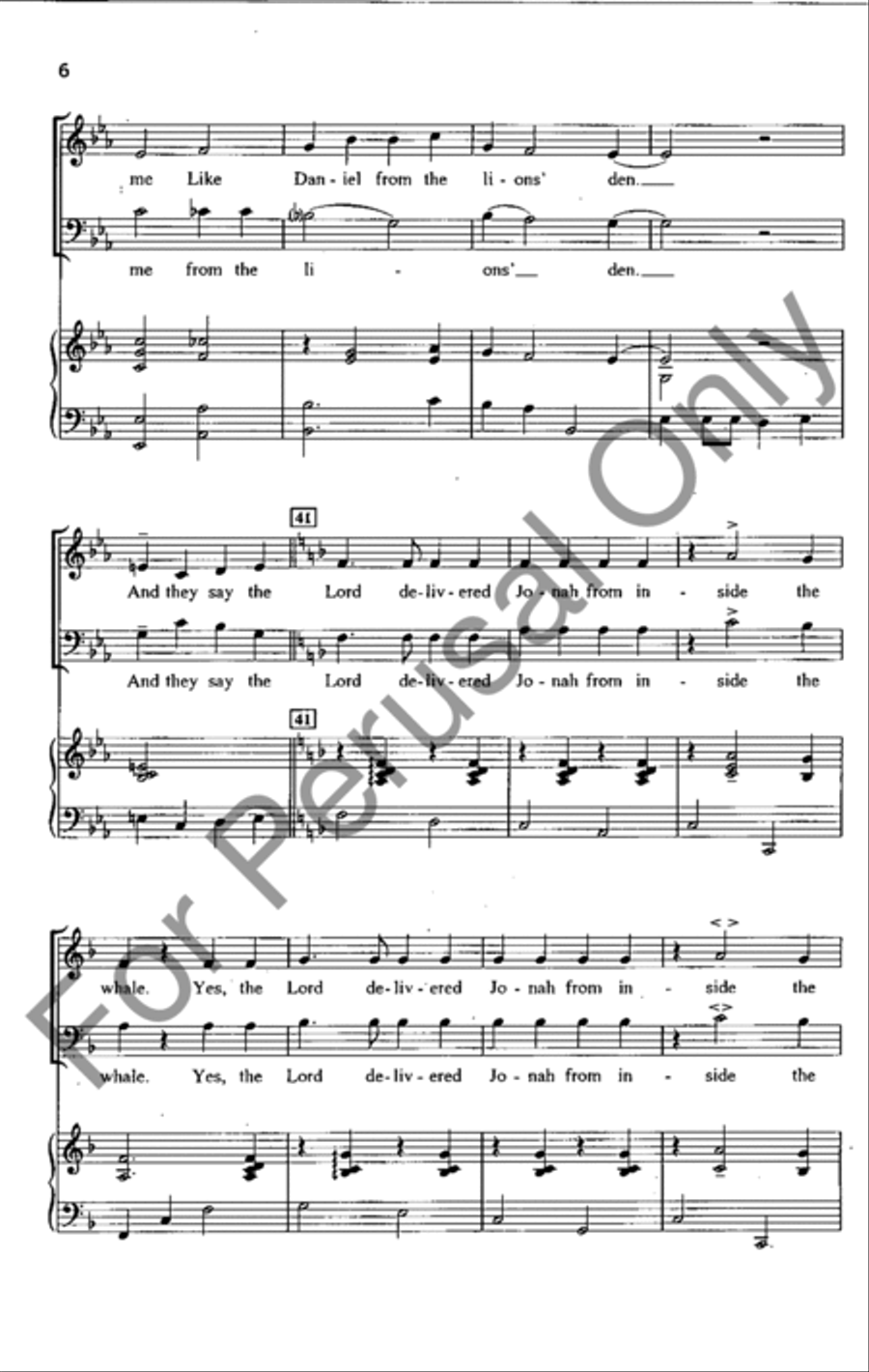 Deliver Me! Deliver Me! 3-Part scores gallery preview page 5