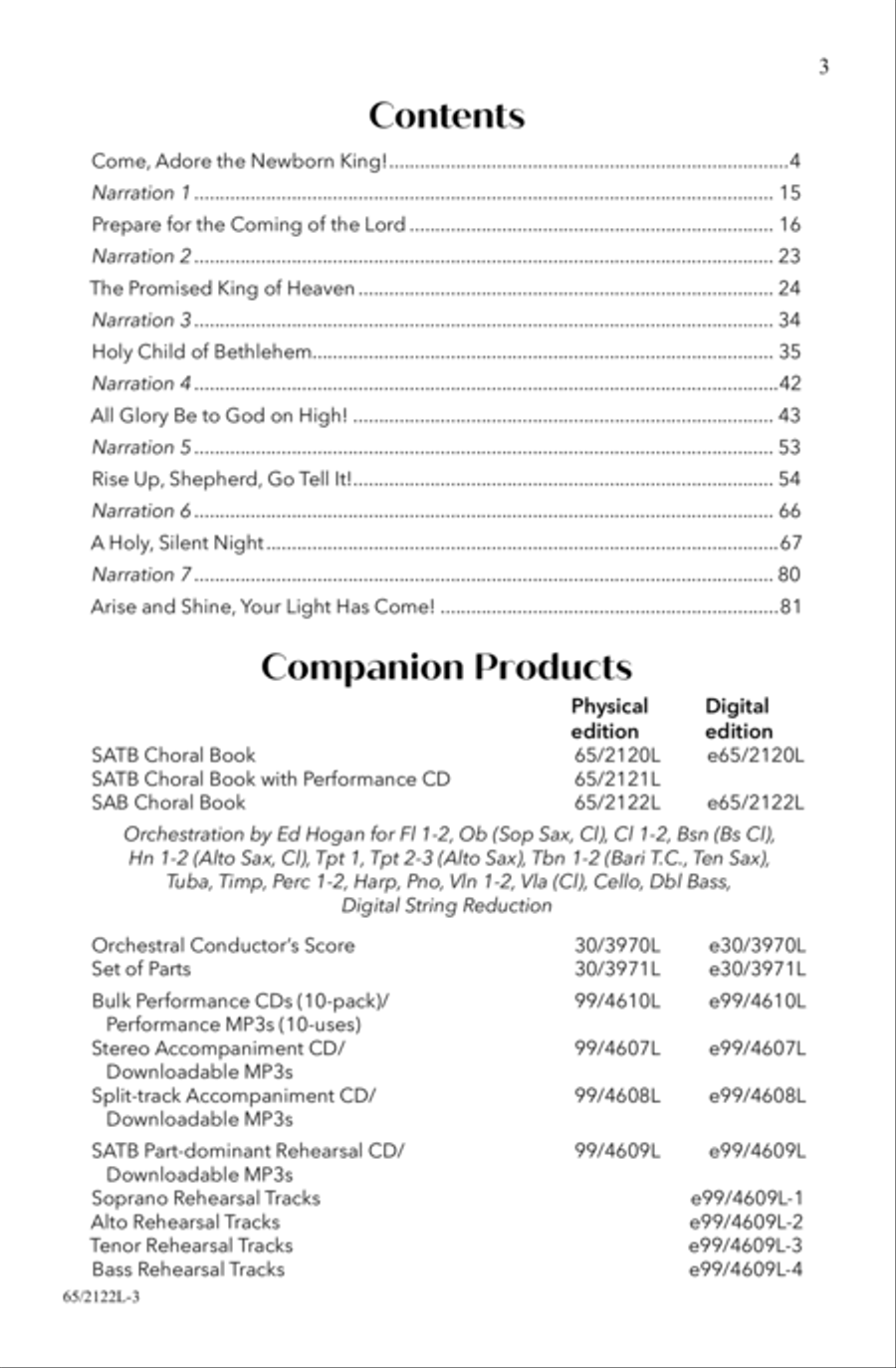 A New and Glorious Morn! 3-Part scores gallery preview page 3