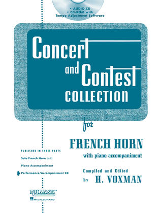 Book cover for Concert and Contest Collection for French Horn