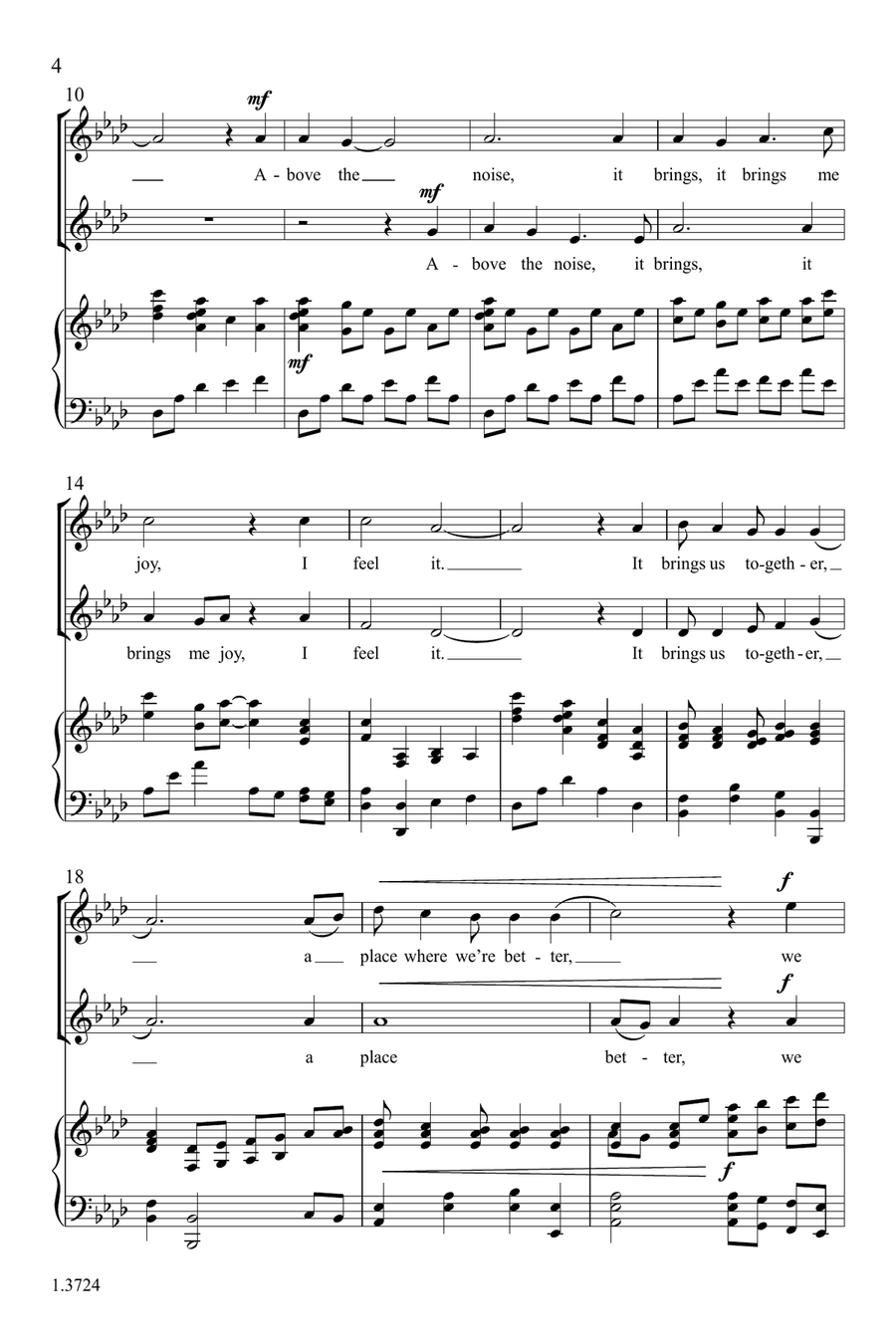 One Song SA scores gallery preview page 4
