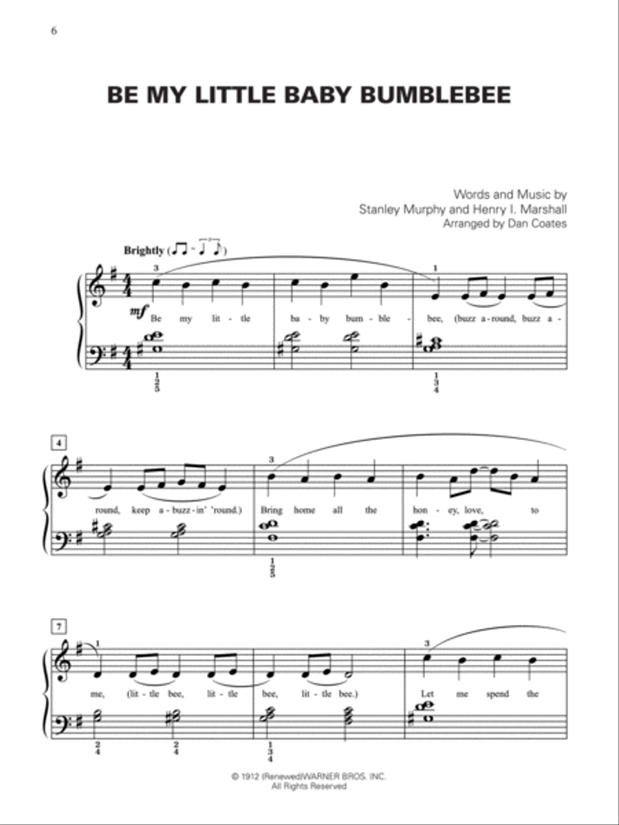 Dan Coates Popular Piano Library -- Hilarious Hits, Book 1 Easy Piano scores gallery preview page 2