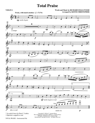 Total Praise - Violin 1