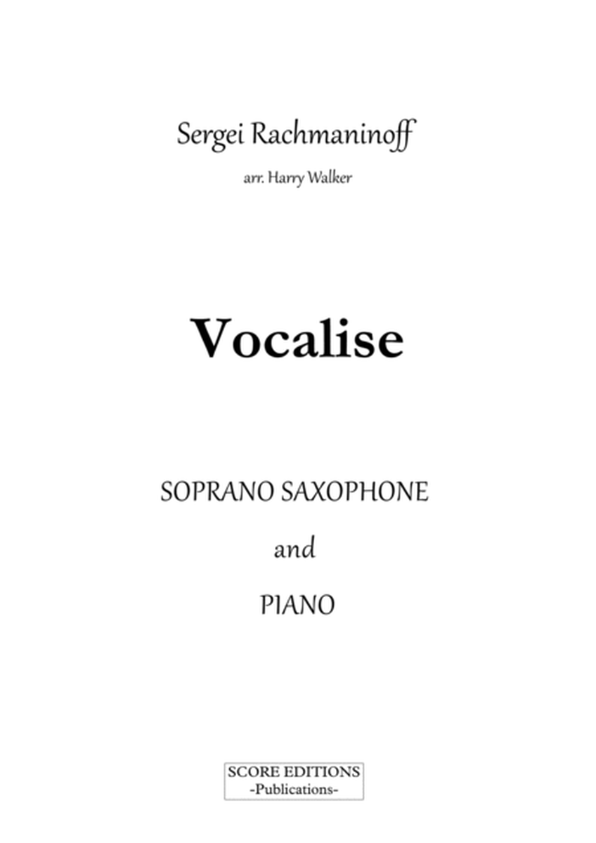 Vocalise (Rachmaninoff) for Soprano Saxophone and Piano image number null