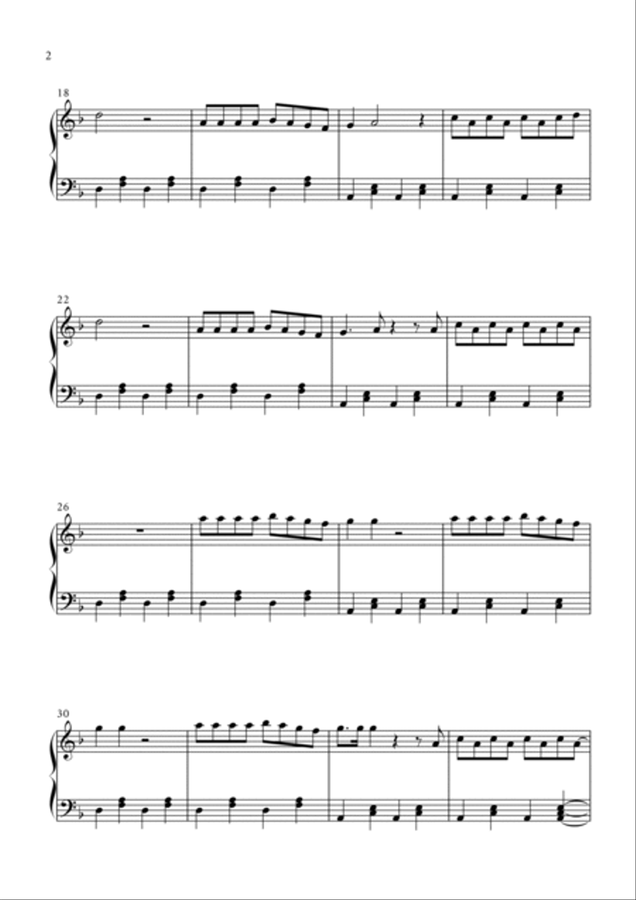Hotline Bling Easy Piano scores gallery preview page 2