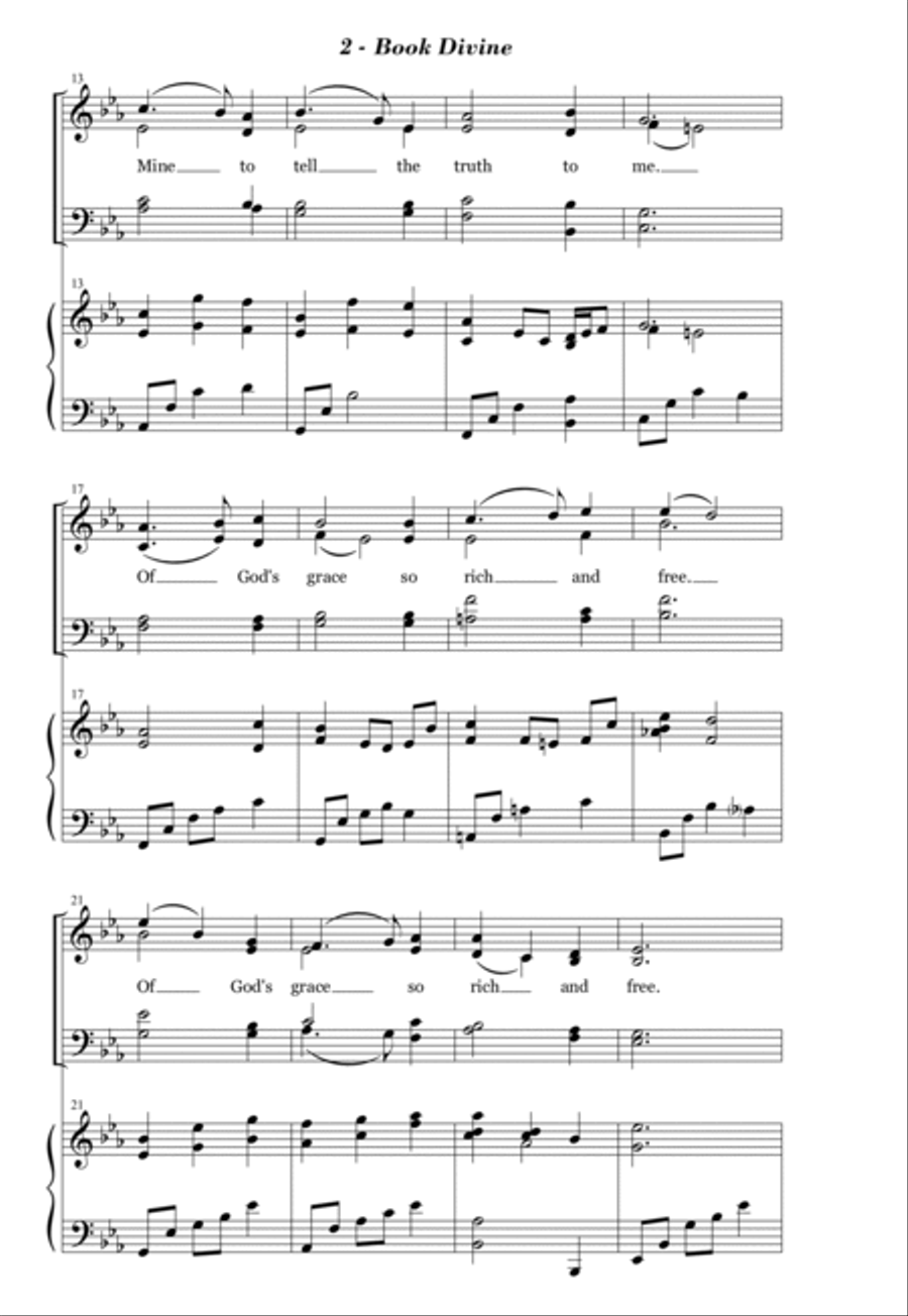 Book Divine 4-Part scores gallery preview page 2
