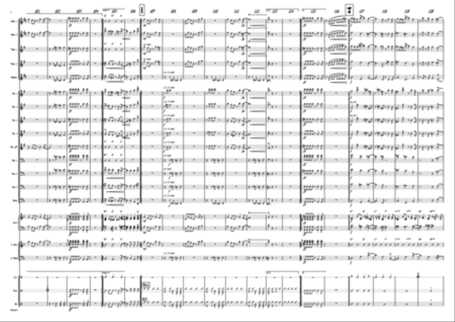 Mi Pescadito - Salsa - Big Band Jazz Ensemble scores gallery preview page 6