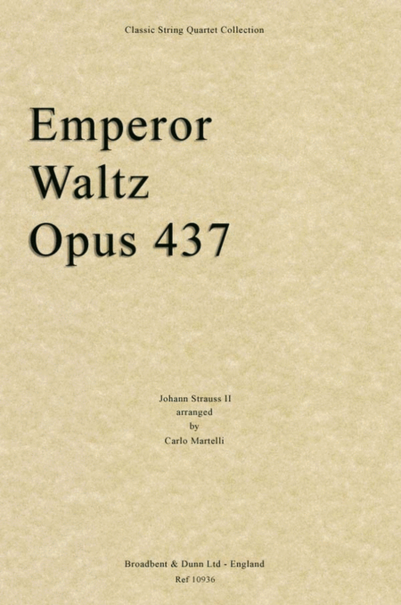 Emperor Waltz, Opus 437