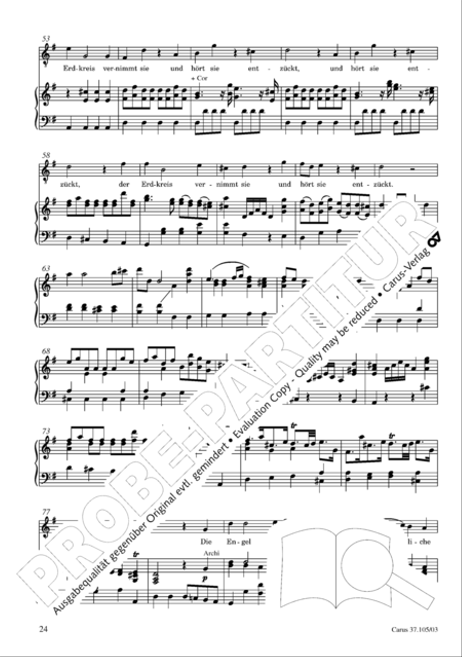 Die Freude der Hirten uber die Geburt Jesu 4-Part scores gallery preview page 25