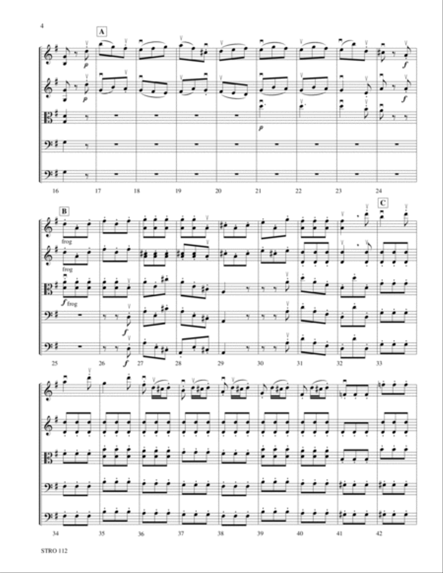 Symphony No. 17 in G, K. 129: Finale Orchestra scores gallery preview page 3